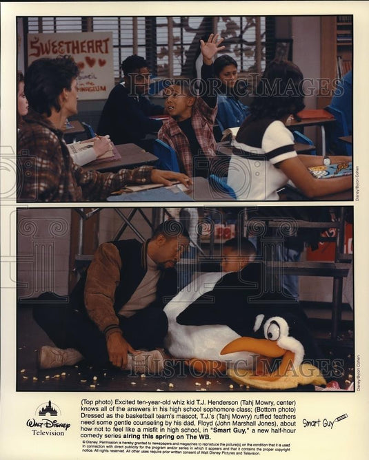 Press Photo Tahj Mowry John Marshal JOnes On Smart Guy - cvp68926 - Historic Images