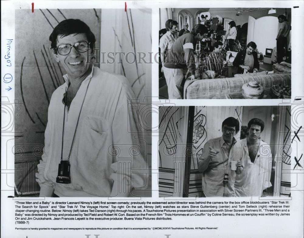 1987 Press Photo Leonard Nimoy - cvp41704 - Historic Images