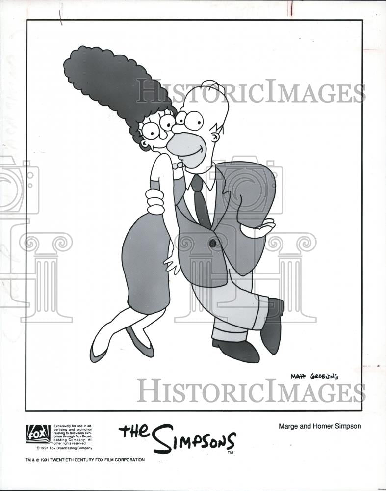 1994 Press Photo The Simpsons - cvp53153 - Historic Images
