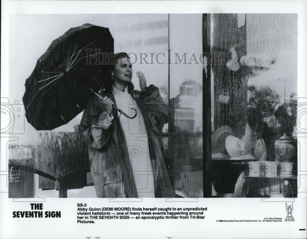 1988 Press Photo Demi Moore in The Seventh Sign - cvp50684 - Historic Images