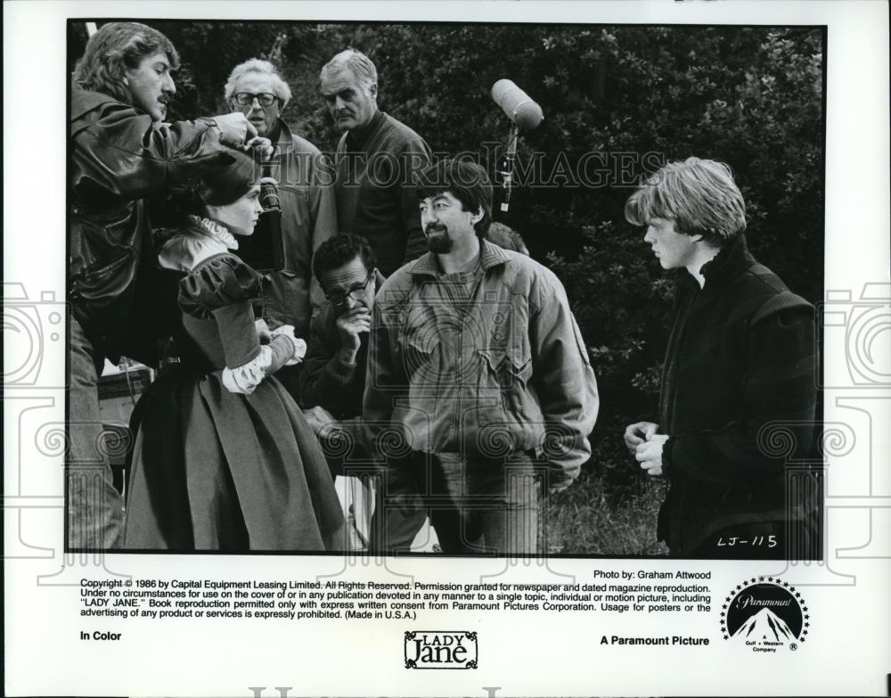 1985 Press Photo Helena Bonham Carter and Cary Elwes in Lady Jane - cvp51594 - Historic Images