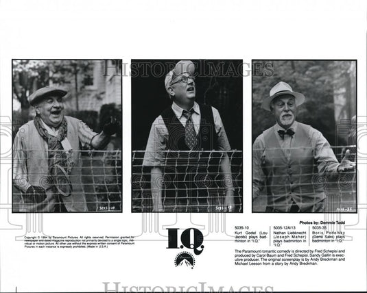 1994 Press Photo Lou Jacobi Joseph Maher Gene Sakes in I. Q. - cvp56484 - Historic Images