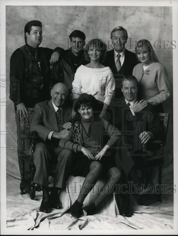 1989 Press Photo Joel Murray Andrew Lauer Pamela Reed John Neville John - Historic Images