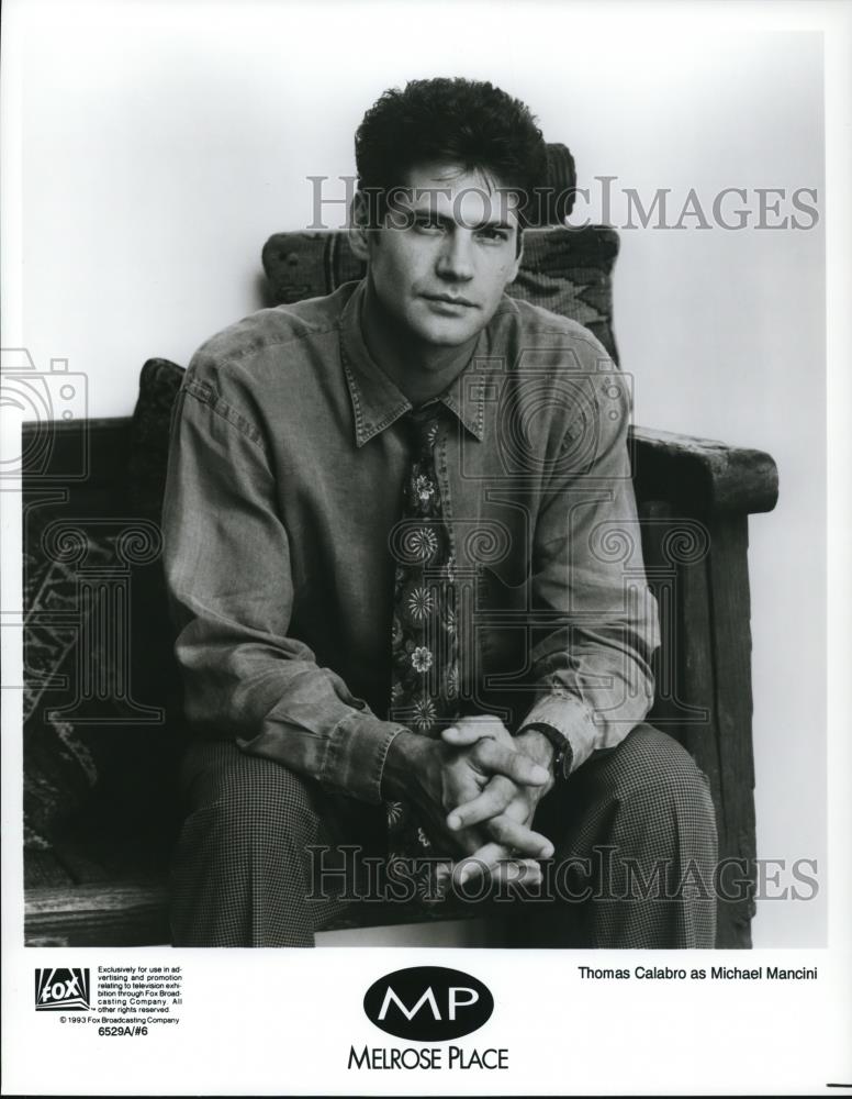 1993 Press Photo Thomas Calabro stars as Michael Mancini in Melrose Place - Historic Images