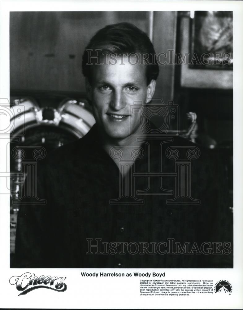 1990 Press Photo Woody Harrelson in "Cheers" - cvp44654 - Historic Images