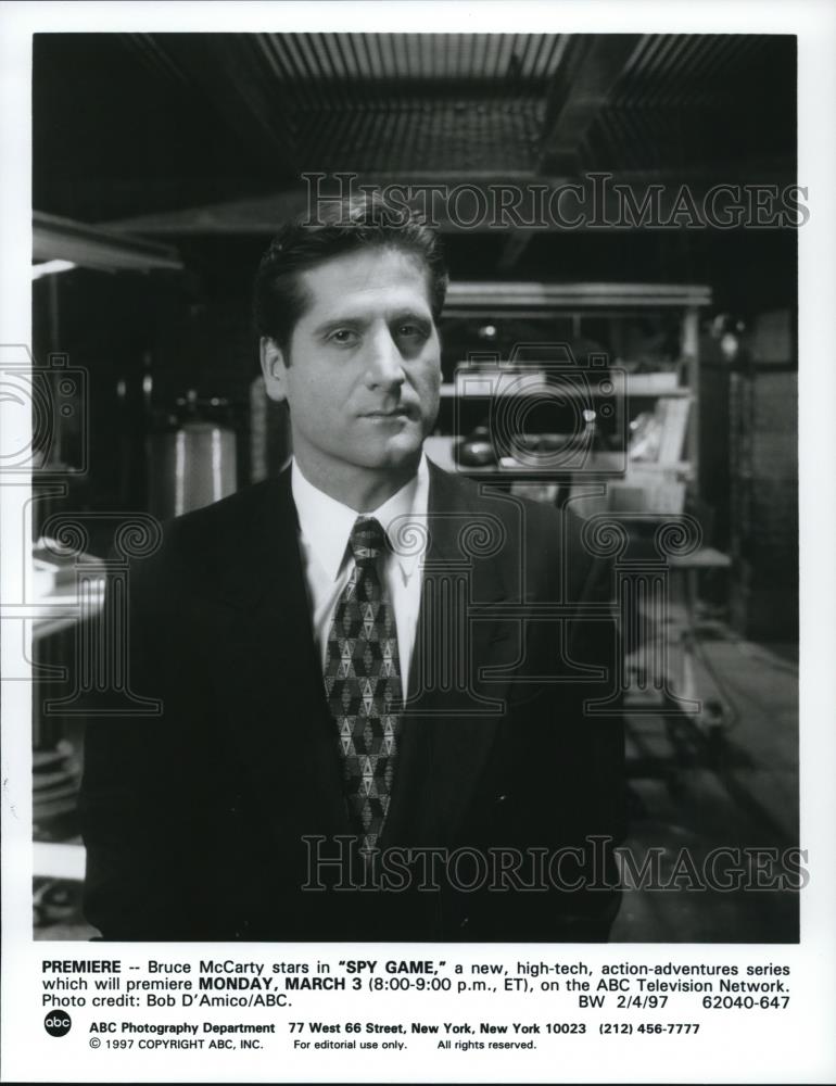 1997 Press Photo Bruce McCarty stars in Spy Game TV series - cvp48296 - Historic Images