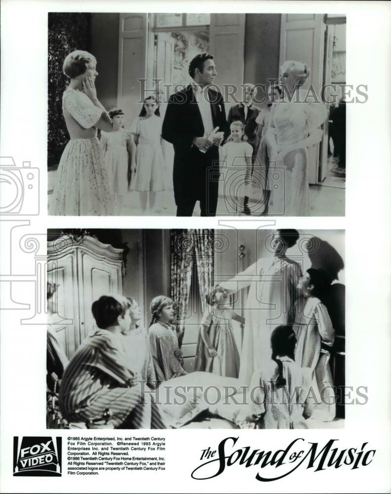 1996 Press Photo Christopher Plummer and Julie Andrews in The Sound of Music - Historic Images