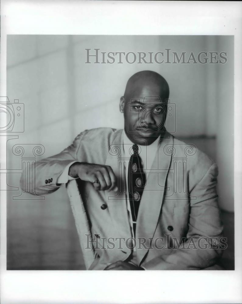 Press Photo Will Downing R&amp;B Soul Singer Songwriter Musician and Producer - Historic Images