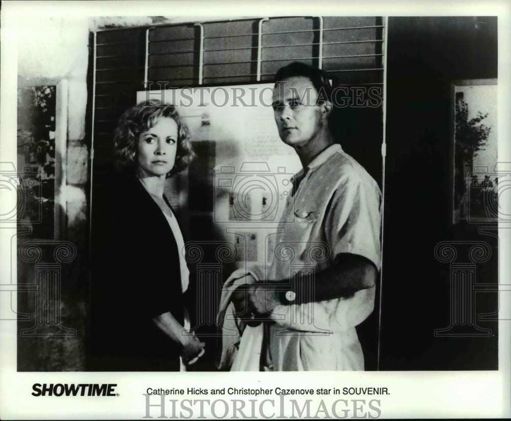 1988 Press Photo Catherine Hicks Christopher Cazenove in Souvenir - cvp70156 - Historic Images