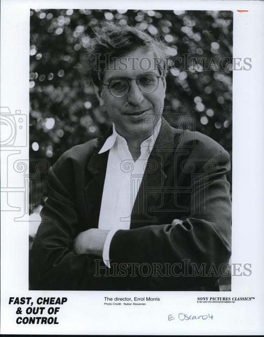 1998 Press Photo Errol Morris director of Fast Cheap & Out of Control movie film - Historic Images