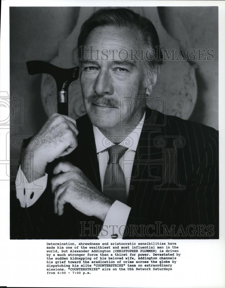 1990 Press Photo Christopher Plummer in Counterstrike - cvp44443 - Historic Images