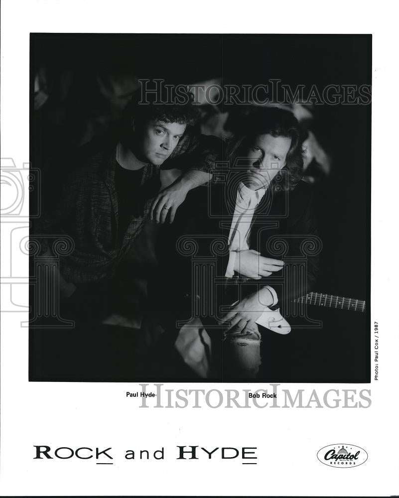 Press Photo Rock and Hyde Paul Hyde and Bob Rock - cvp68480 - Historic Images