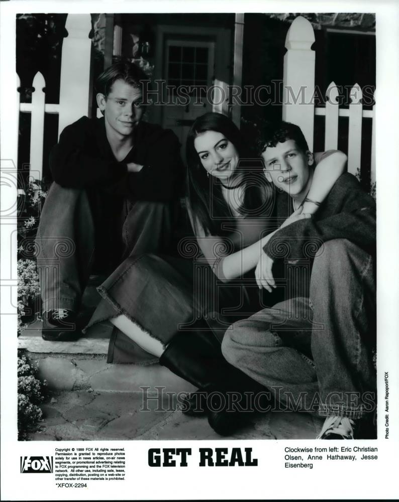 1988 Press Photo Eric Christian Olsen &amp; Jesse Eisenberg in Get Real - cvp75602 - Historic Images