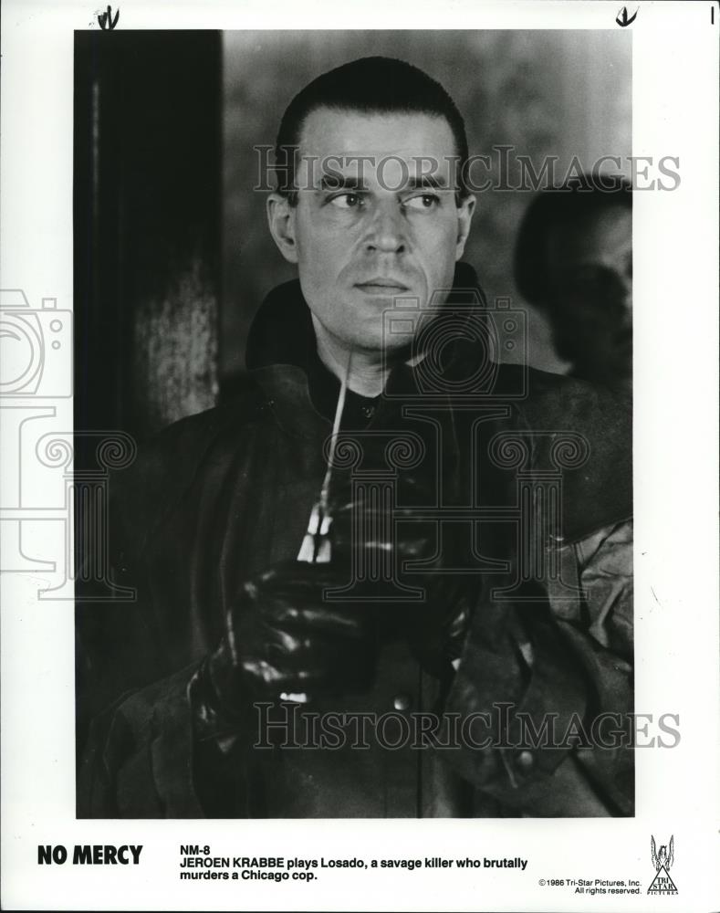 1987 Press Photo Joreon Krabbe in No Mercy - cvp53137 - Historic Images