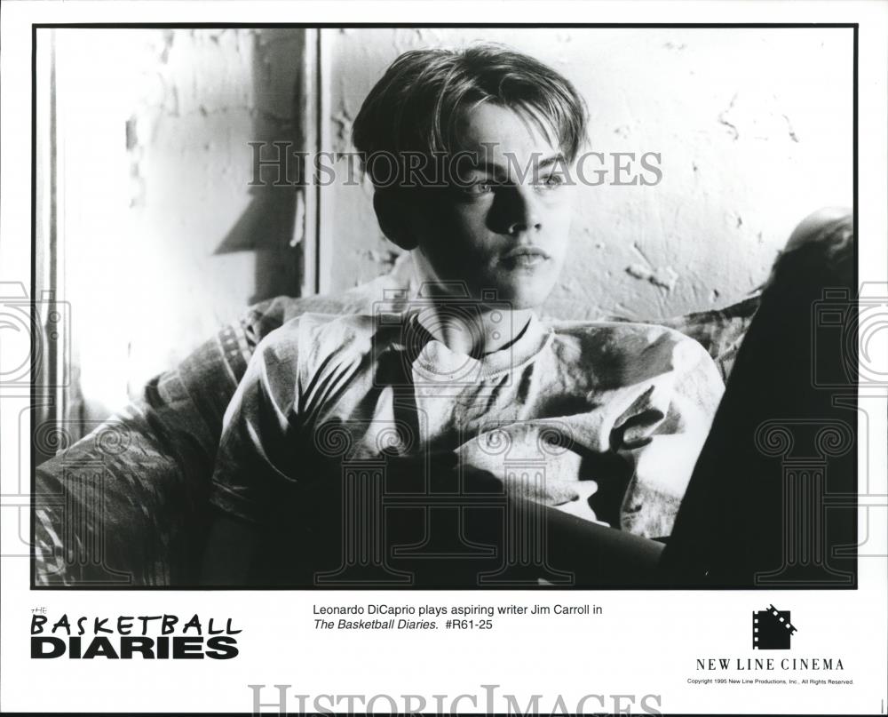 1995 Press Photo Leonardo DiCaprio as Jim Carroll in The Basketball Diaries - Historic Images