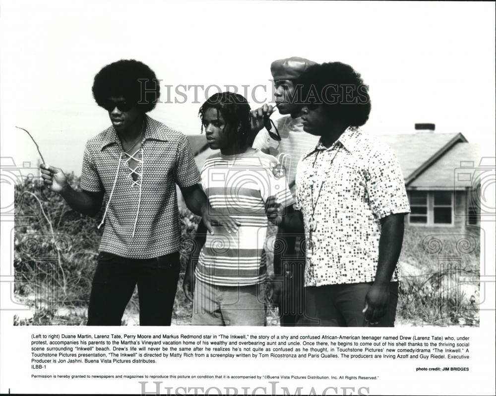 1994 Press Photo Duane Martin Larenz Tate Perry Moore M. Redmond in The Inkwell - Historic Images