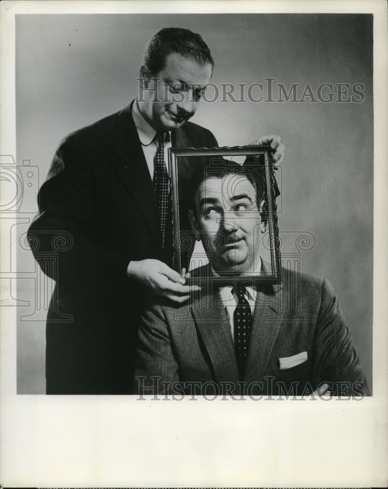 1955 Press Photo Bob &amp; Ray in The Name&#39;s the Same - cvp54551 - Historic Images