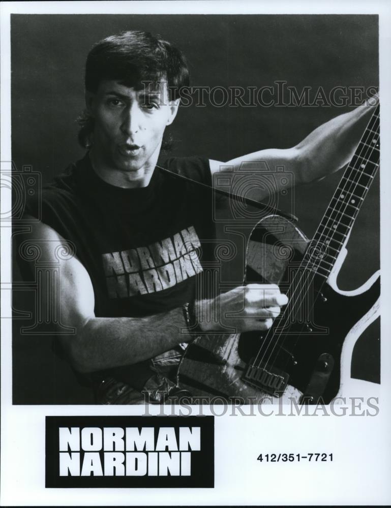 1990 Press Photo Norman Nardini Reggae Singer and Musician - cvp41208 - Historic Images