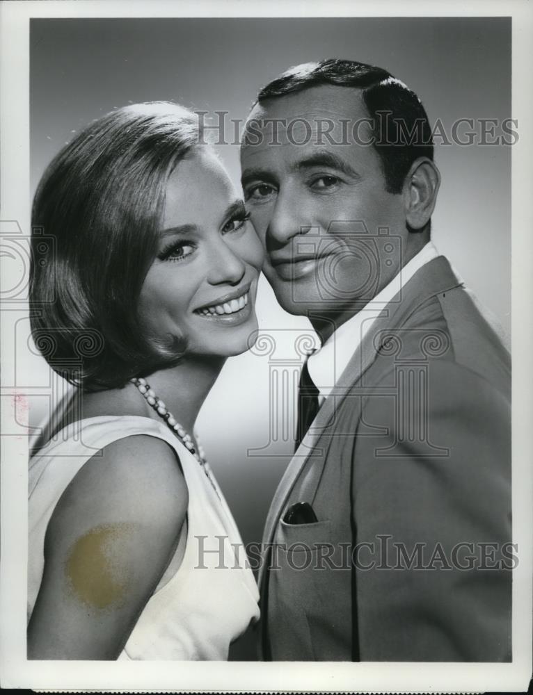 1964 Press Photo Abby Dalton Joey Bishop The Joey Bishop Show - cvp53867 - Historic Images