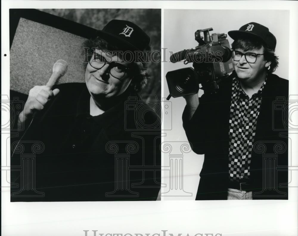 Undated Press Photo Michael Moore filmmaker host of TV Nation - cvp47938 - Historic Images