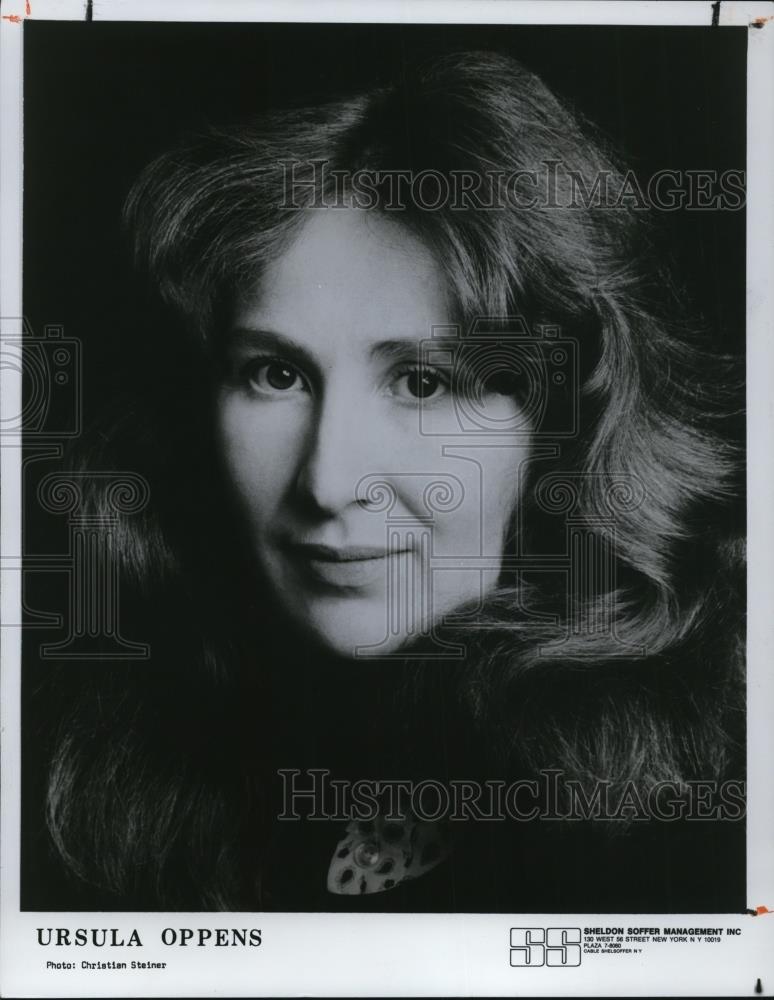 1978 Press Photo Ursula Oppens American Classical Concert Pianist - cvp50381 - Historic Images