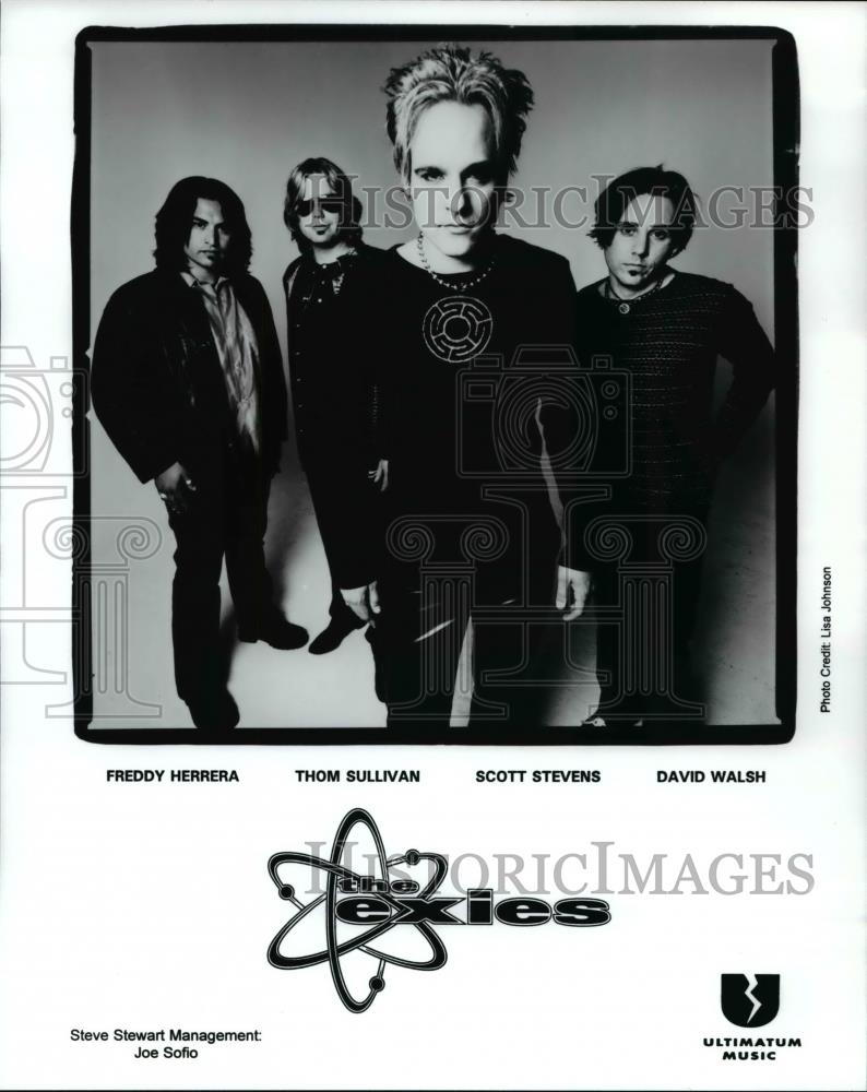 Press Photo Freddy Herrera Thom Sullivan Scott Stevens David Walsh The Exies - Historic Images