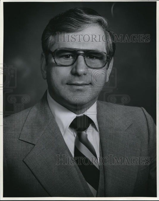 1979 Press Photo Guy C Klank, Thistledown Director of Raising - Historic Images