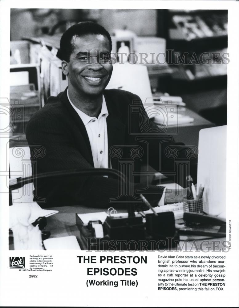 1995 Press Photo David Alan Grier on The Preston Episodes - cvp73309 - Historic Images
