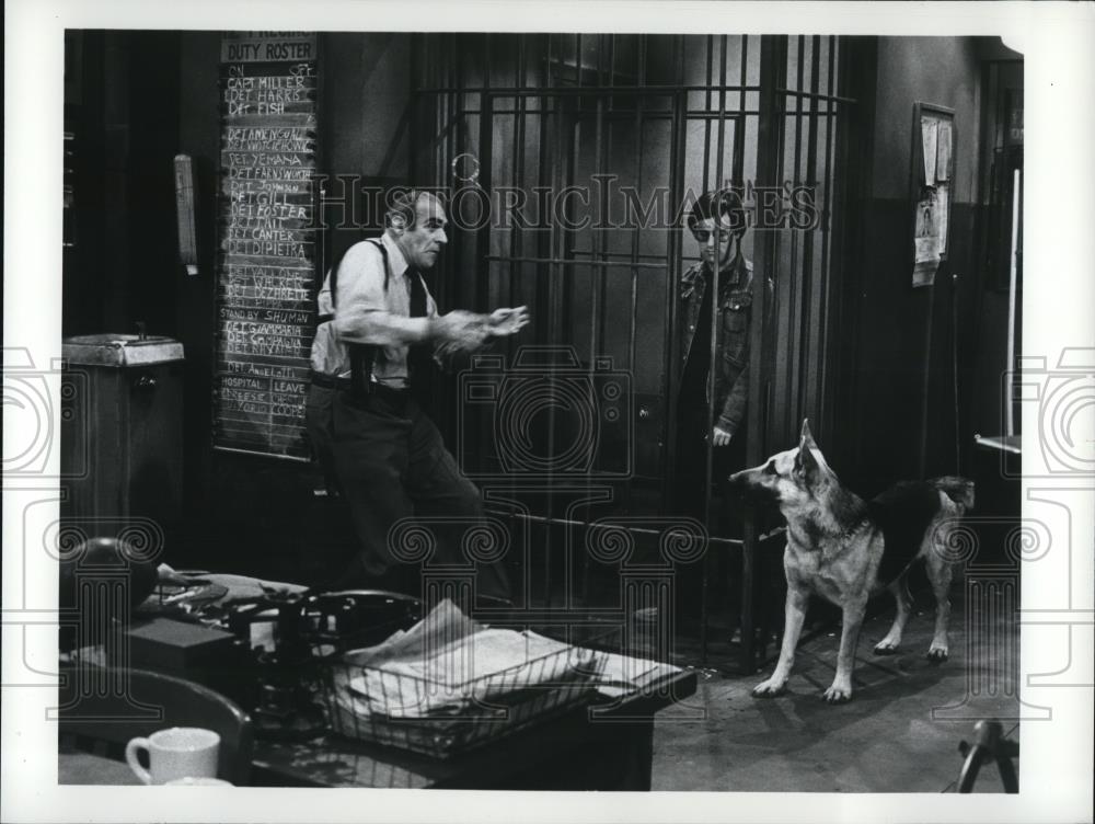 1976 Press Photo ABC Vigoda & Howard Honig in Barney Miller - cvp54272 - Historic Images