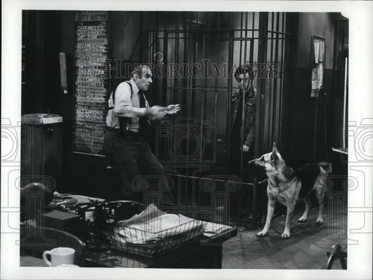 1976 Press Photo ABC Vigoda & Howard Honig in Barney Miller - cvp54272 - Historic Images
