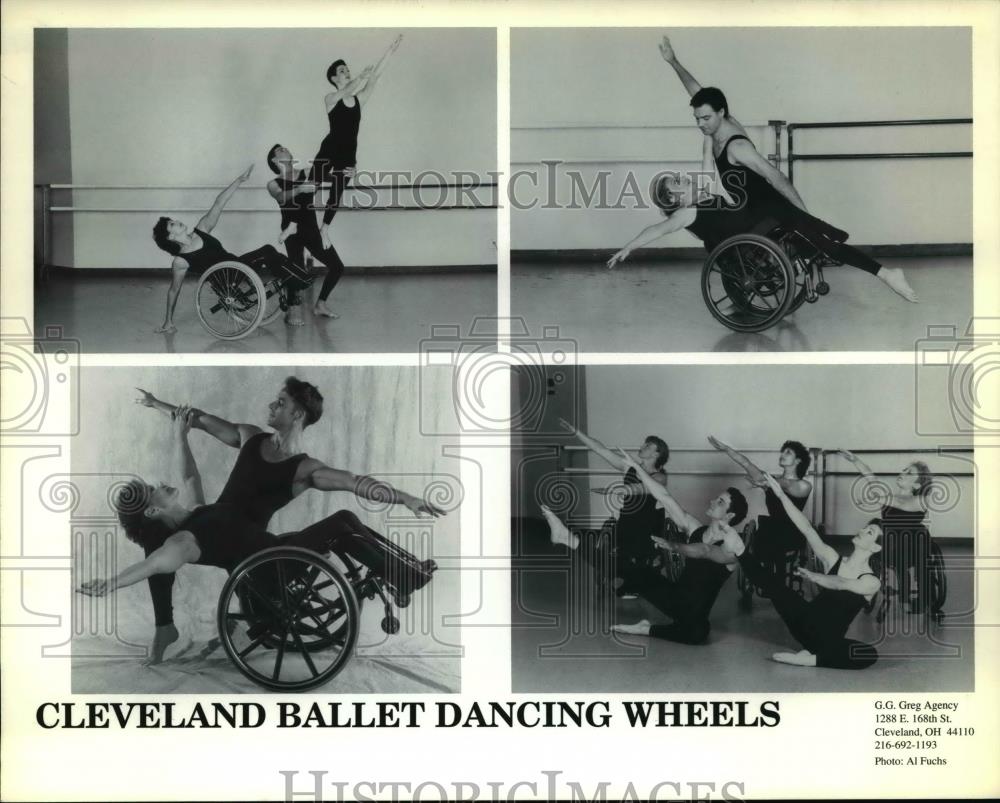 1997 Press Photo The Cleveland Ballet Dancing Wheels - cva59413 - Historic Images