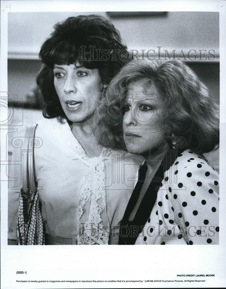 1988 Press Photo Buena Vista presents Big Business with Lily Tomlin and Bette - Historic Images
