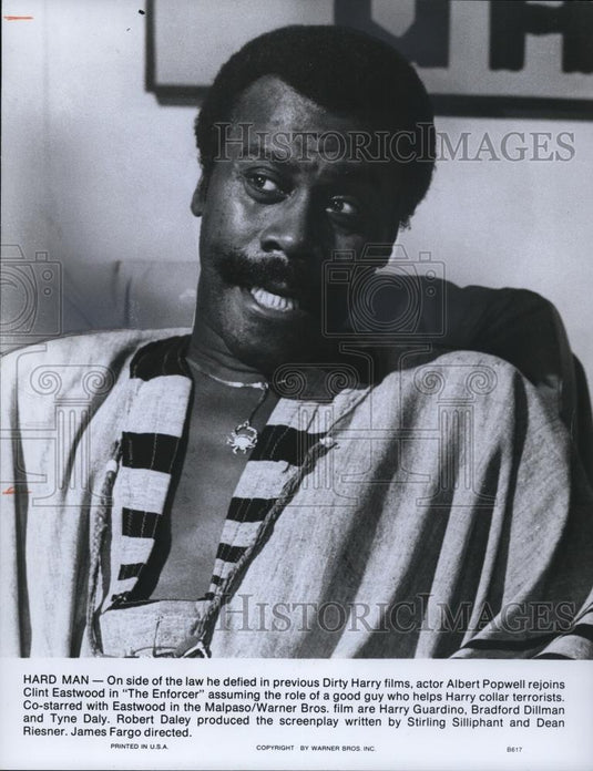 1977 Press Photo Albert Popwell in The Enforcer - cvp48654 - Historic Images