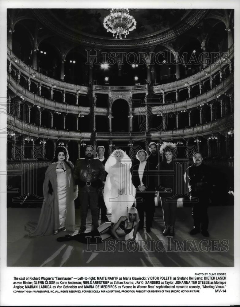 Press Photo Warner Brothers presents Meeting Venus with Glenn Close and Marian - Historic Images