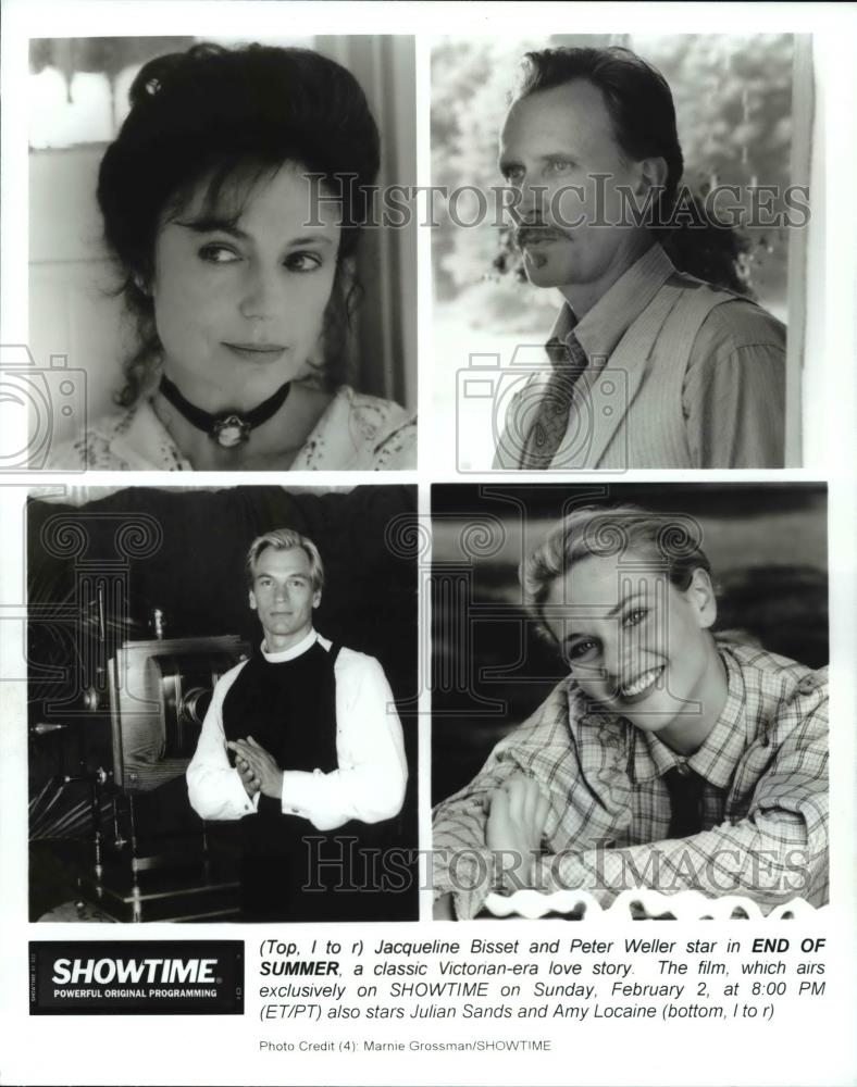 1997 Press Photo Jacqueline Bisset &amp; Peter Weller in End of Summer - cvp69859 - Historic Images