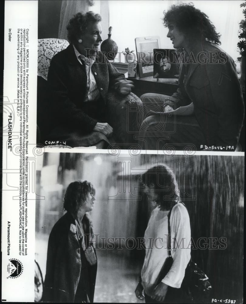 1986 Press Photo Jennifer Beals in &quot;Flashdance&quot; - cvp49741 - Historic Images