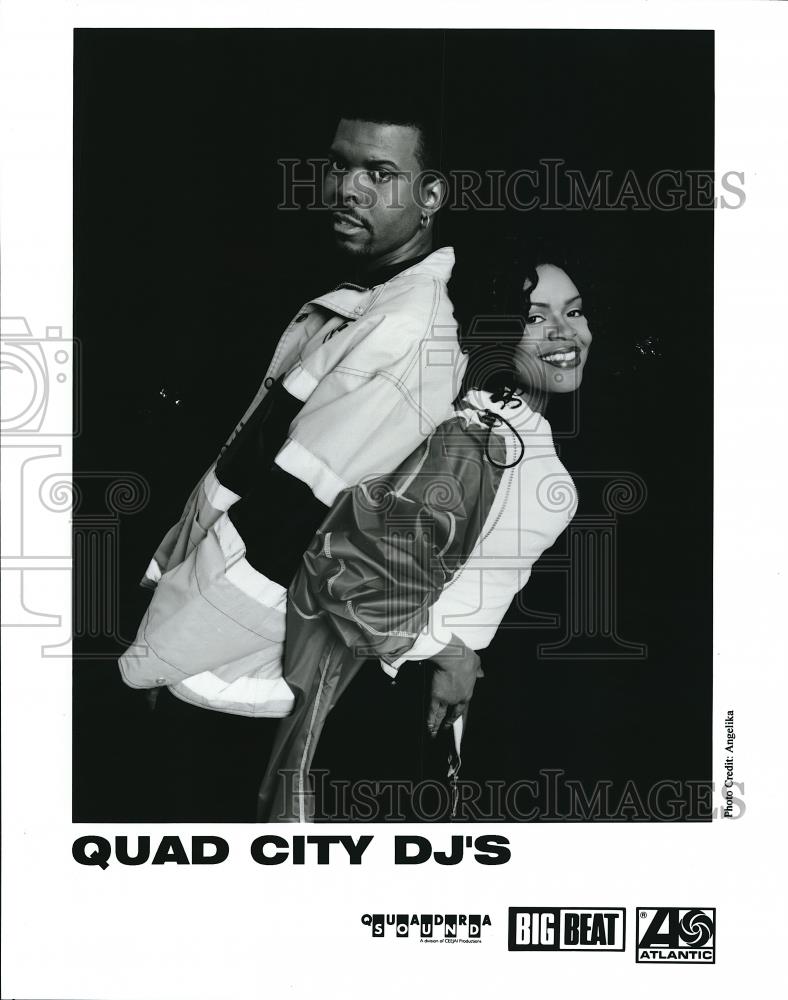 1997 Press Photo Jay Ski and JeLana LeFleur of Quad City DJ&#39;s - cvp68493 - Historic Images