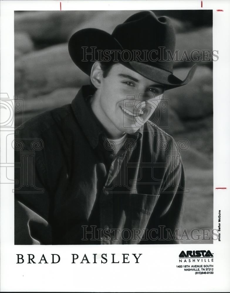 1999 Press Photo Singer Brad Paisley - cvp50466 - Historic Images