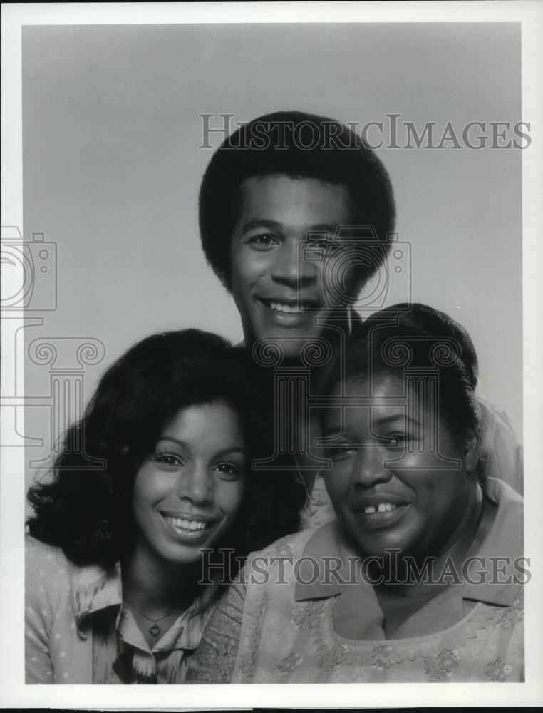 1974 Press Photo Lynne Moody, Theresa Merritt & Clifton Davis in That's My Mama - Historic Images