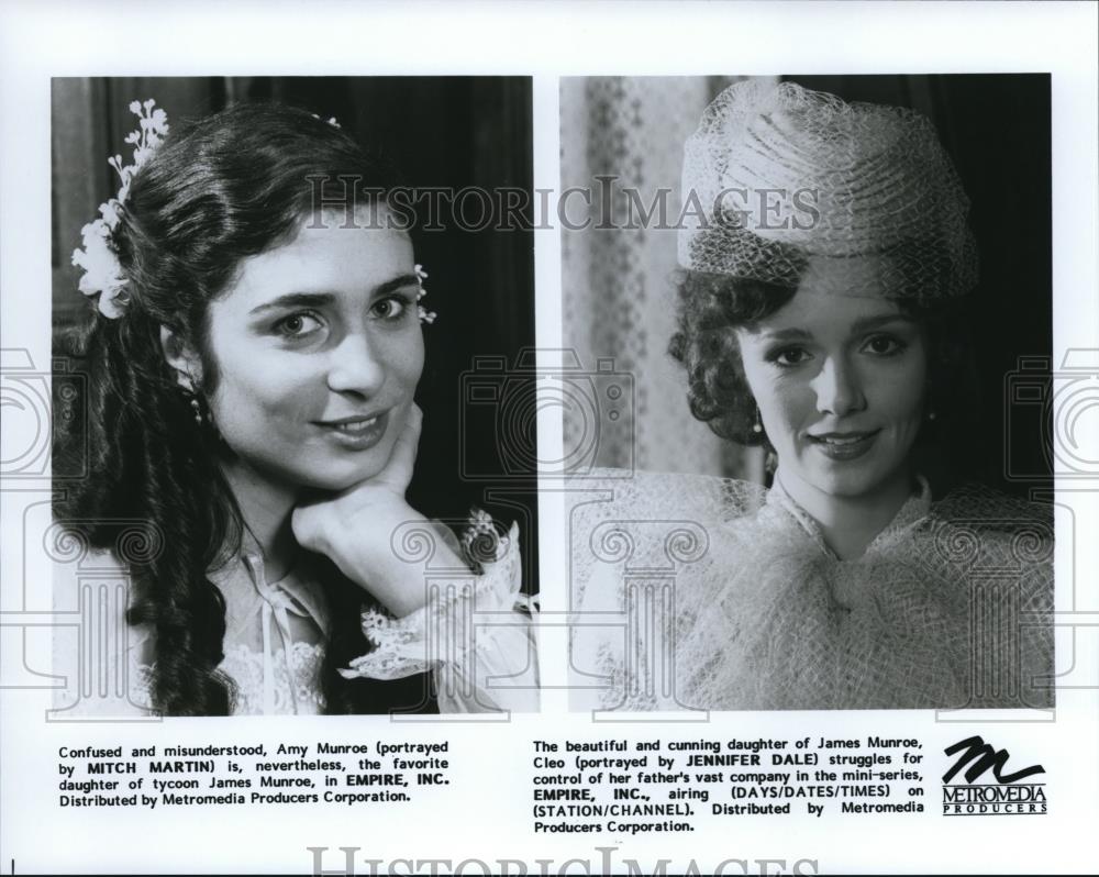 1985 Press Photo Mitch Martin and Jennifer Dale in Empire, Inc. - cvp56573 - Historic Images