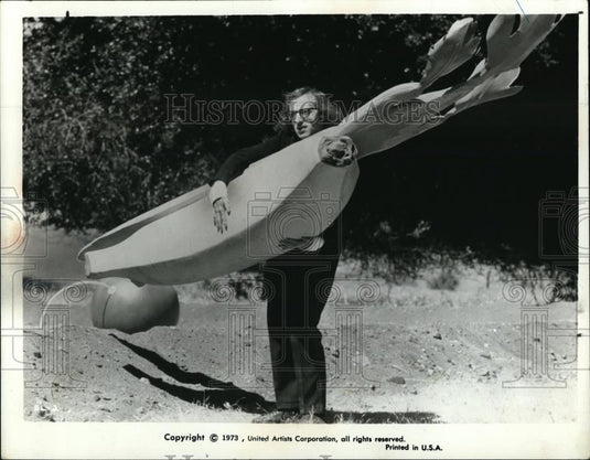 1973 Press Photo Woody Allen stars as Miles Monroe in Sleeper - cvp41944 - Historic Images