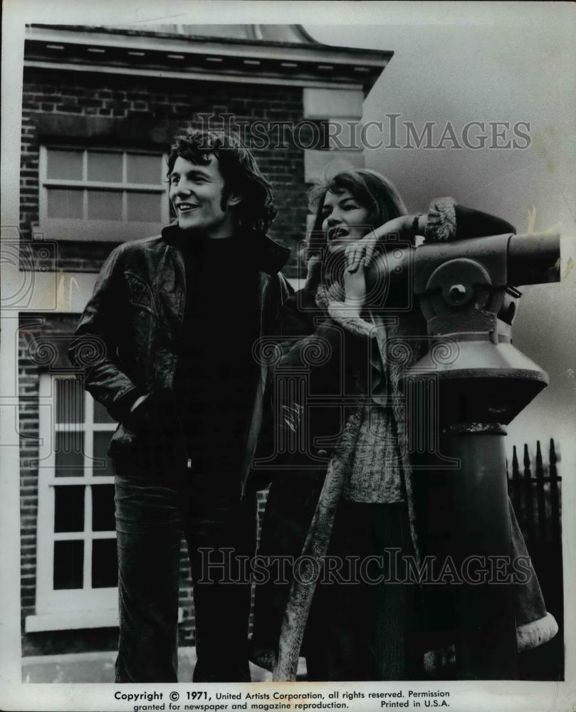 1971 Press Photo Murray Head & Glenda Jackson in Sunday, Bloody Sunday - Historic Images