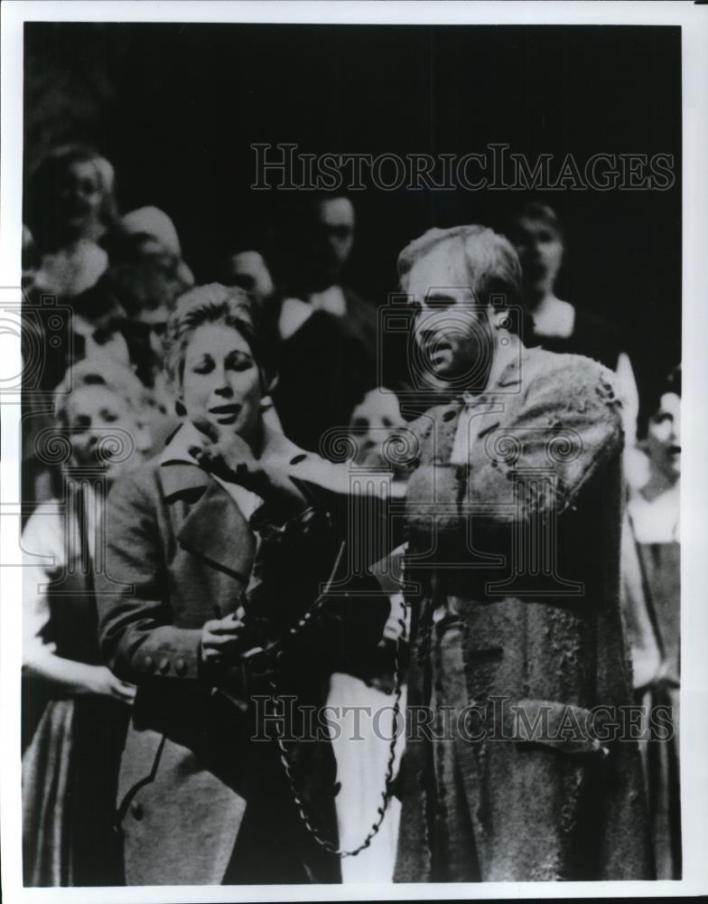 1979 Press Photo Gundula Janowitz &amp; Rene Kollo in Opera Fidelio - cvp43943 - Historic Images