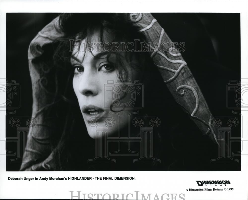 1995 Press Photo Deborah Unger stars in Highlander The Final Dimension - Historic Images
