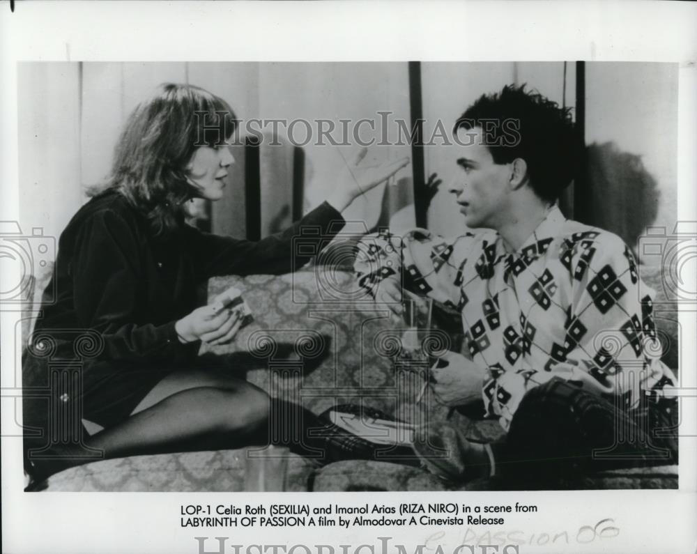 1990 Press Photo Sexilia and Riza Niro in "Labyrinth of Passion" - cvp51502 - Historic Images