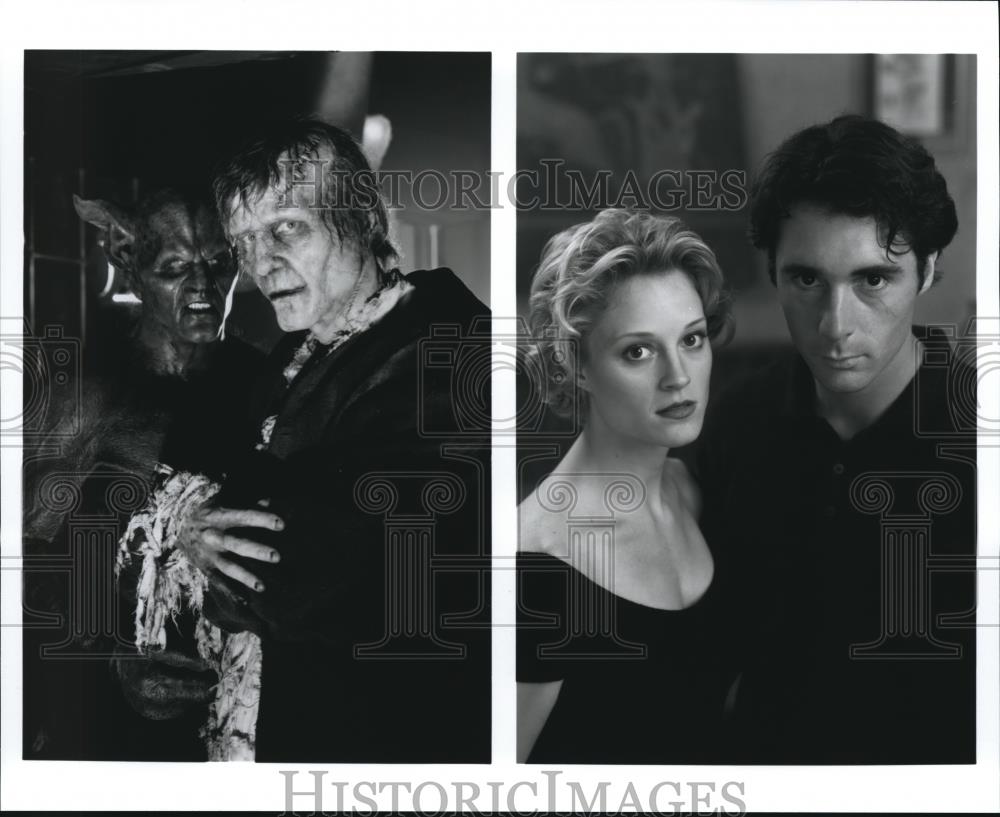 1997 Press Photo Greg Wise, Teri Polo iin House of Frankenstein 1997 - cvp52177 - Historic Images