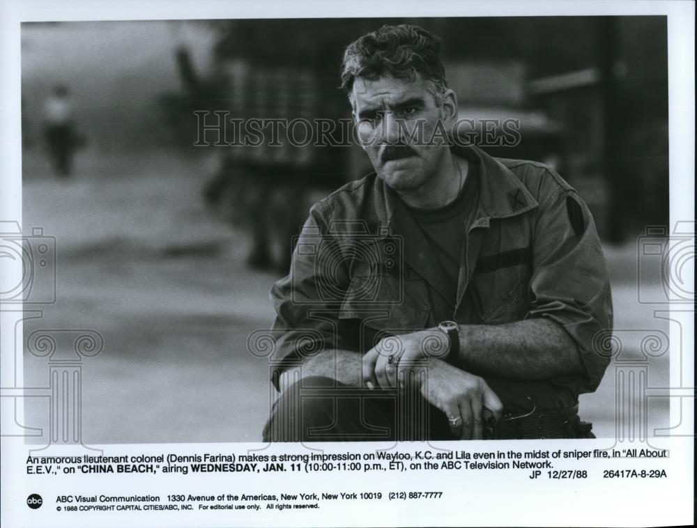 1988 Press Photo TV Program China Beach - cvp43414 - Historic Images