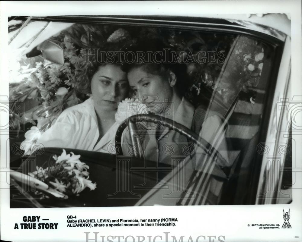 1987 Press Photo Rachel Levin and Norma Aleandro in Gaby A True Story - Historic Images