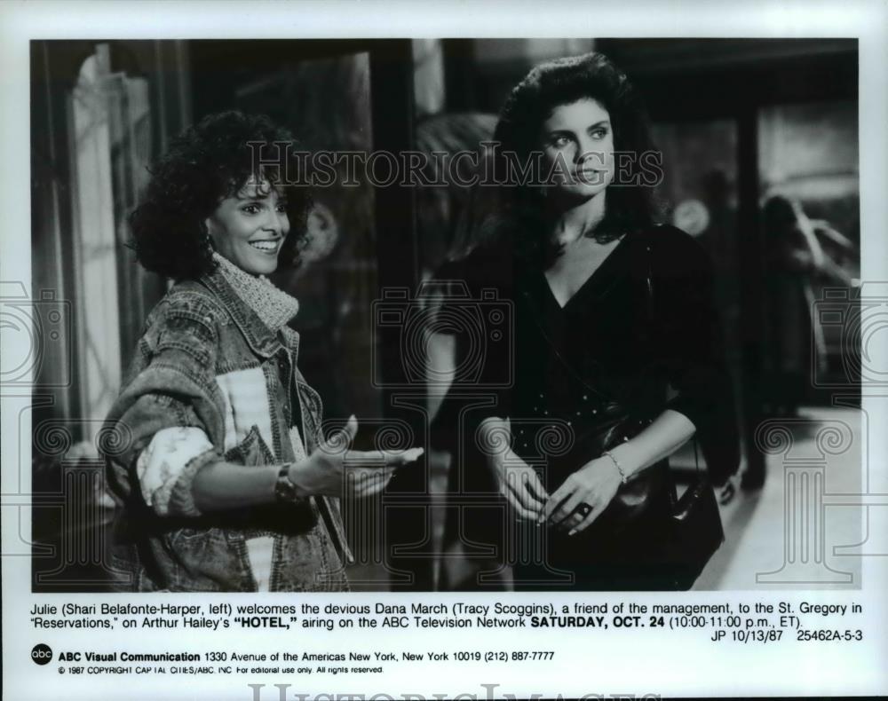 1987 Press Photo TV Program Hotel - cvp56094 - Historic Images