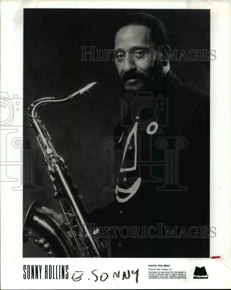 1994 Press Photo Musician Sonny Rollins - cvp76020 - Historic Images